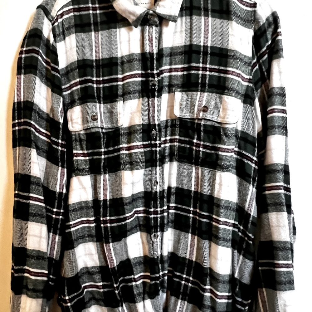 America  Eagle Classic fit flannel.